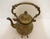 19th Century Antique Engraved Victorian Brass Hot Water Tea Kettle For Sale - Image 5 of 12
