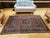 19th Century Persian Bidjar Rug, Hand-Knotted Wool, Geometric Herati Pattern, Burgundy & Blue, 5x7 For Sale - Image 12 of 18