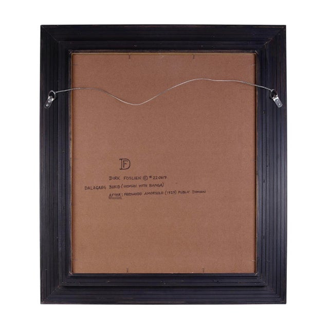 2020s Dirk Foslien "Dalagang Bukid" After Fernando Amorsolo For Sale - Image 5 of 6