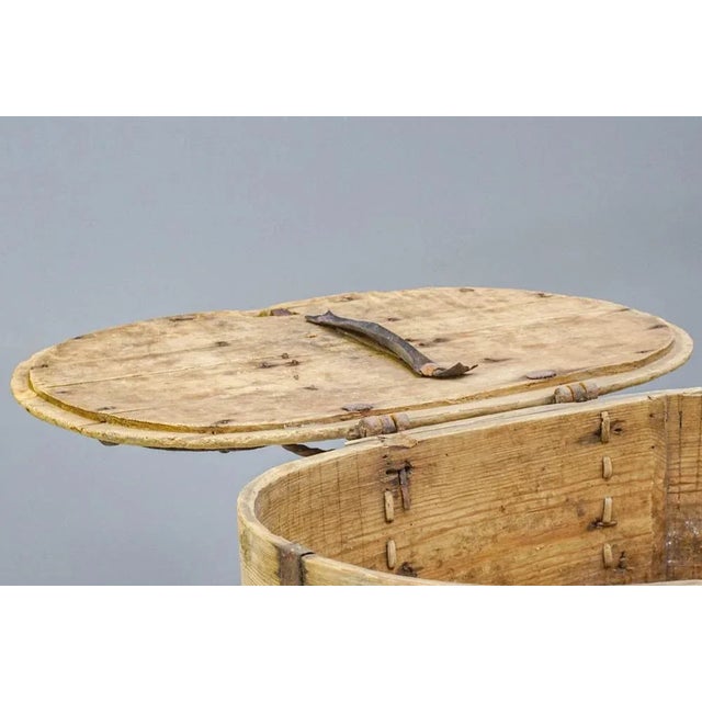 Metal Bound Box, 1840s For Sale - Image 6 of 10