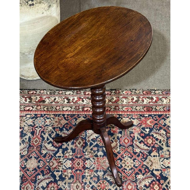 19th Century English Mahogany Side Table For Sale - Image 10 of 11