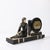 Art Deco Emoy Mantelpiece Clock With Seated Flapper in the Manner of Chiparus For Sale - Image 9 of 17