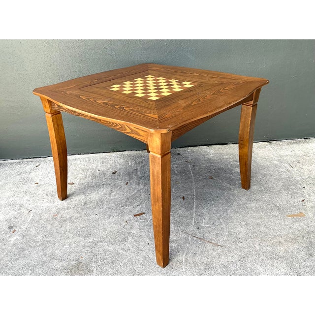 Vintage Reversible Game Table For Sale In West Palm - Image 6 of 12