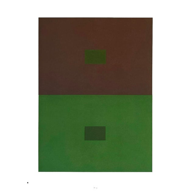Artist: Josef Albers Country: Germany-USA Title: Plate IV-4 Paper Size: 13.50 x 10.50 inches on Munken Print Cream...