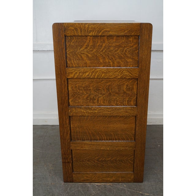 Antique Library Bureau Sole Makers 8 Drawer Oak File ...