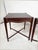 Brown C. 1940s Regency Leather and Mahogany End Tables - A Pair For Sale - Image 8 of 12