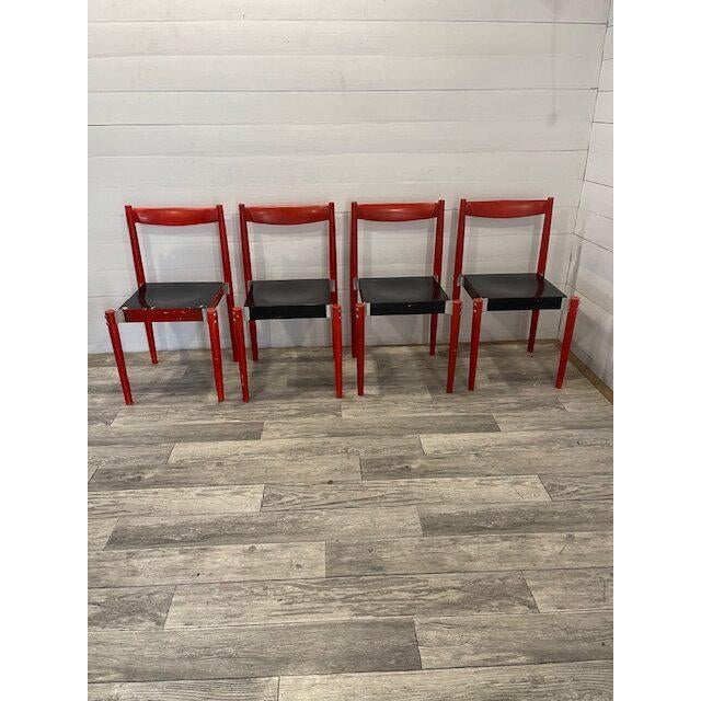 Vintage Dining Chairs from Bukosa, Vranov Nad Toplou, 1965, Set of 4 For Sale - Image 10 of 10
