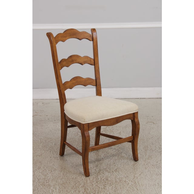 Set of 8 Drexel Heritage Country French Ladderback Chairs For Sale - Image 9 of 17