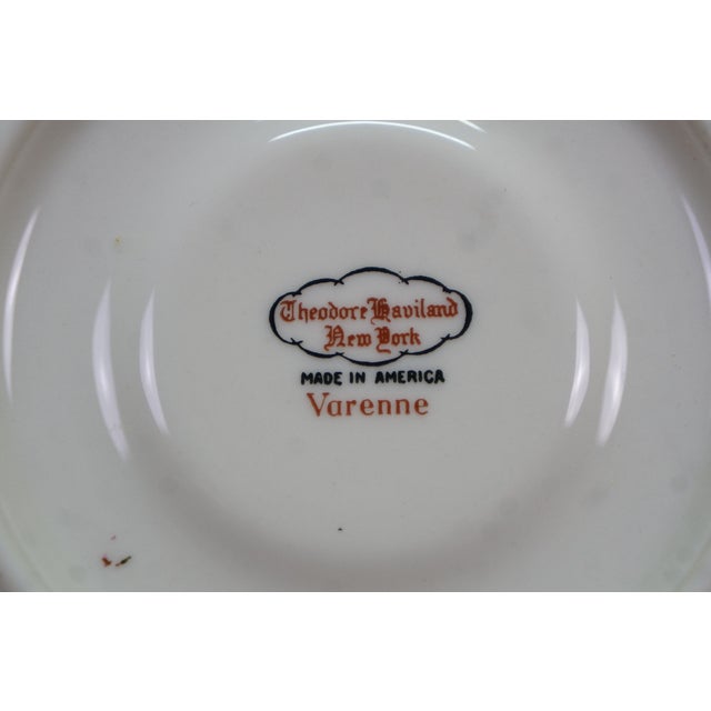Ceramic Mid 20th Century Theodore Haviland American New York Vareene Rose China Dinnerware Set - 77 Pcs For Sale - Image 7 of 18