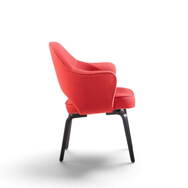 Wood Eero Saarinen for Knoll Mid Century Bentwood Executive Dining Chairs - Set of 6 For Sale - Image 7 of 11