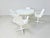 Space Age the Cherry Chairs and Expandable Tulip Table by Luigi Colani for Lusch & Co, 1970s, Set of 5, in Good...