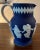 Blue 1950s Dudson Hanley Blue Jasperware Pitcher For Sale - Image 8 of 8