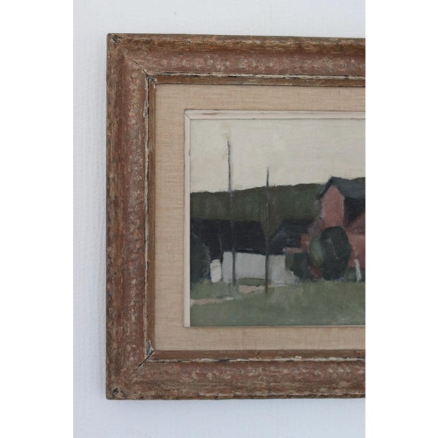 Björn Hallström, Neighbours, 1960s, Oil on Panel, Framed For Sale - Image 11 of 13