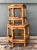 Vintage Hexagonal Bamboo Orchid Pedestals - Set of 2 For Sale - Image 10 of 12