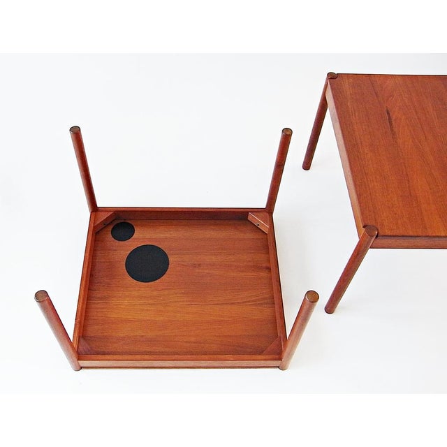Side Tables in Teak by Magnus Olessen for Durup, 1960s, Set of 2 For Sale - Image 9 of 10