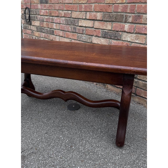 English 20th Century English Coffee Table/Bench For Sale - Image 3 of 8