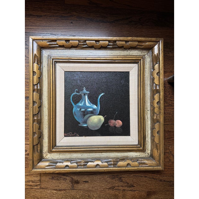 1970s Mexican Tenebrist Still Life Oil Paintings, Taller La Costa - A Pair Signed For Sale In Chicago - Image 6 of 6