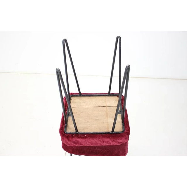 Set of Mid-Century Stools, Czechoslovakia, 1970s For Sale - Image 4 of 8