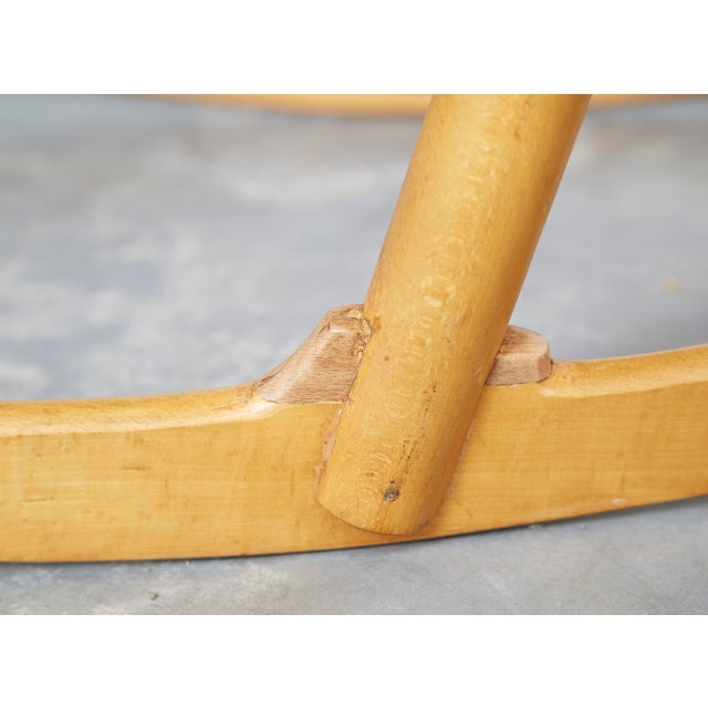 Vintage J16 Rocking Chair by Hans J. Wegner for FDB Møbler, 1960s For Sale - Image 15 of 17