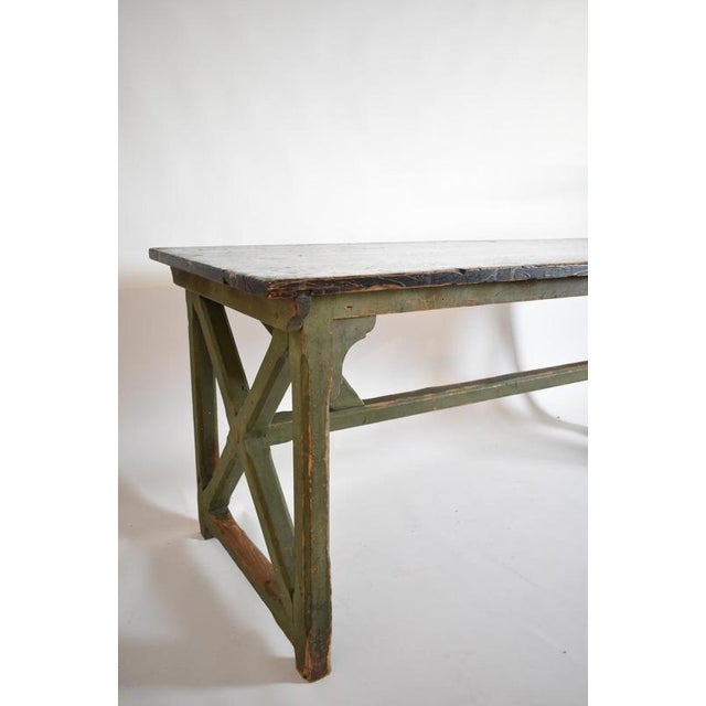 Marble Trompe Loeil Console Table, 1920s For Sale - Image 4 of 6