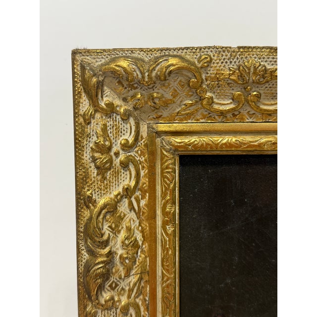 Continental School Interior Scene of a Sleeping Child and Watchful Dog, 19th C For Sale - Image 4 of 9