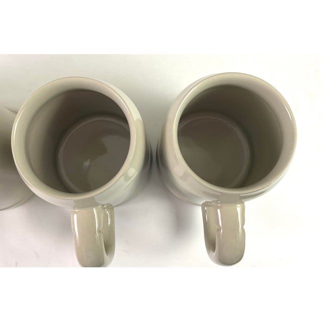 1980s 4 German Stoneware Beer Mugs-.Dinkelacker.Engelbrau,Henninger,Dortmunder For Sale - Image 6 of 8