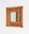 Wood Mid-Century Bamboo and Rattan Wall Mirror in the style of Vivai Del Sud, Italy, 1970s For Sale - Image 7 of 10