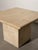 Vintage Travertine Side Table For Sale - Image 4 of 5