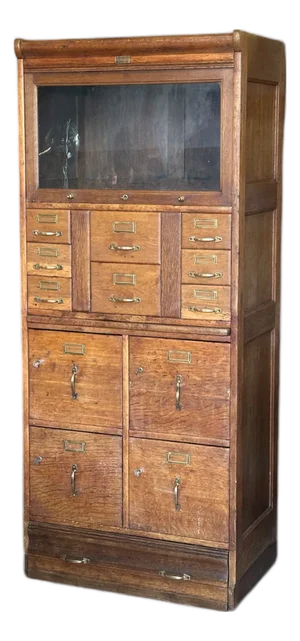 Commercial Filing Cabinet from Globe Wernicke, 1890s