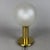 Brass Table Lamp with Sphere Glass from Targetti Sankey, 1960s For Sale - Image 3 of 13