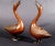 Late 19th Century Japanese Bronze Geese Koro - a Pair For Sale - Image 5 of 5