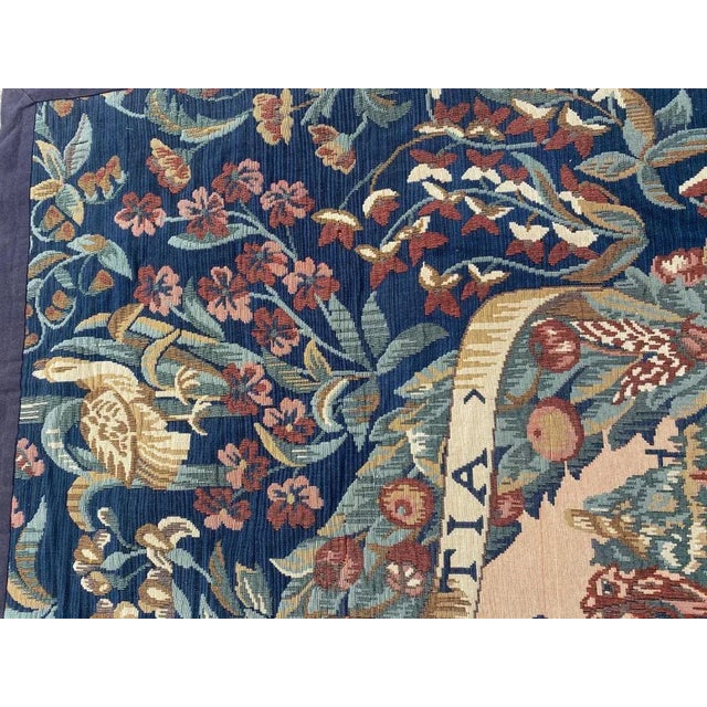 Vintage French Jacquard Tapestry For Sale - Image 10 of 18