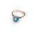 Bochic “Capri” Blue Topaz Heart Shape Ring Set In 18K Gold & Silver Natural Heart Shape Blue Topaz - 2.00 Carat This Ring...