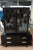 Vintage Rare Grosfeld House Modernist Black Lacquered Over Wood, Brass and Glass Cabinet, 1940's For Sale - Image 12 of 13