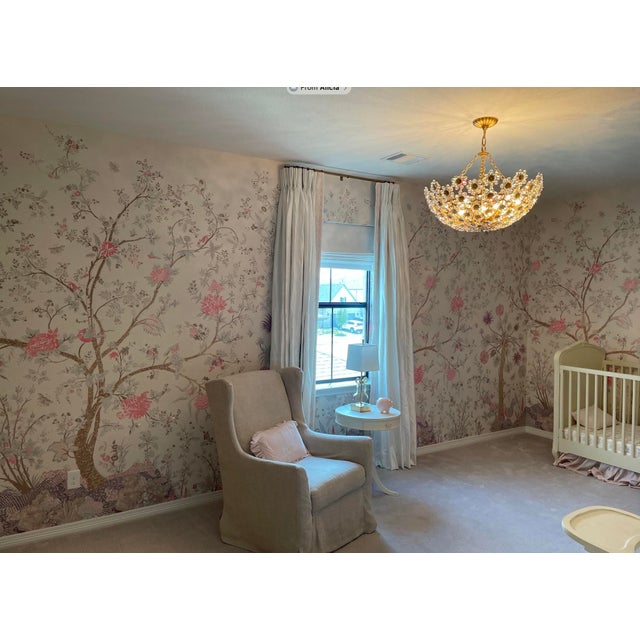 Schumacher Schumacher Amaltas Wallpaper Panels in Pink and Purple - 2 Piece Set For Sale - Image 4 of 4