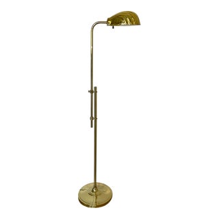 MCM Alsy Clamshell Scalloped Adjustable Pharmacy Lamp For Sale