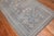 Textile Vintage Zabihi Collection Tribal Blue Turkish Rug - 3'7" x 6'1" For Sale - Image 7 of 8
