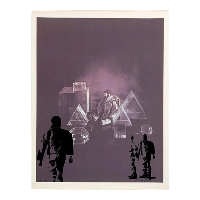 Ami Shavit Untitled (From Ten Painters on War and Peace), Hand Signed Lithograph, 1978 For Sale