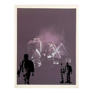 Ami Shavit Untitled (From Ten Painters on War and Peace), Hand Signed Lithograph, 1978