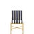Jerome Outside Dining Chairs in Reed Brass Finish by Michael Taylor, Set of 6 For Sale - Image 4 of 11