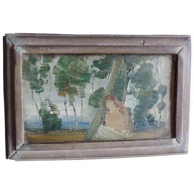 1920s American Impressionist Edward Scholl Oil Painting For Sale - Image 11 of 11