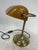 Metal Vintage Ministerial Lamp in Brass and Glass, 1950s For Sale - Image 7 of 12