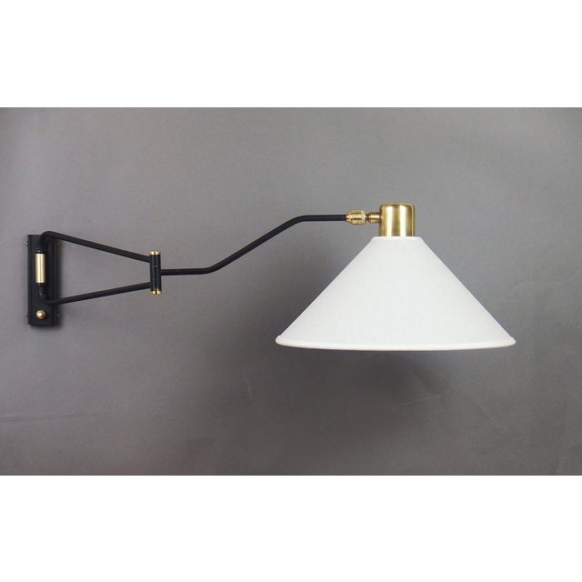 Wall Lamp attributed to René Mathieu for Lunel, 1950s For Sale - Image 14 of 14