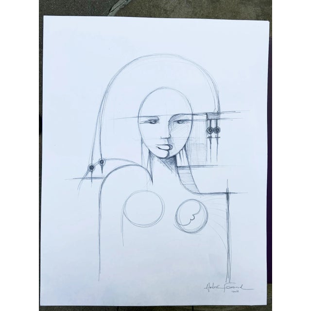 André Ferrand, Portrait 3, 2011, Paper For Sale - Image 4 of 6