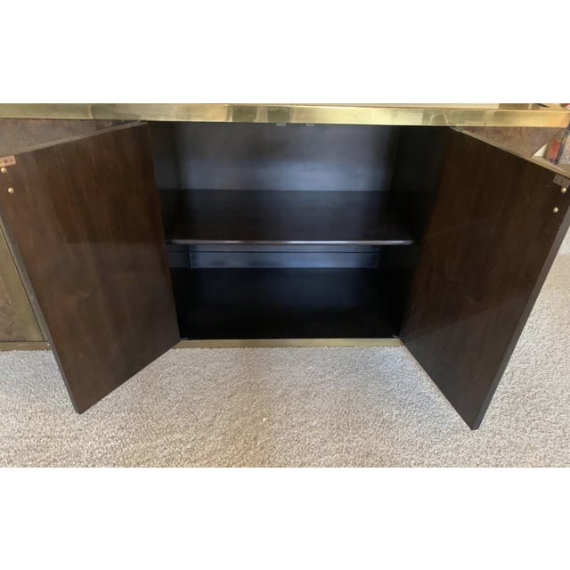 Mid-Century Modern Burledwood Credenza by MasterKraft For Sale - Image 9 of 9