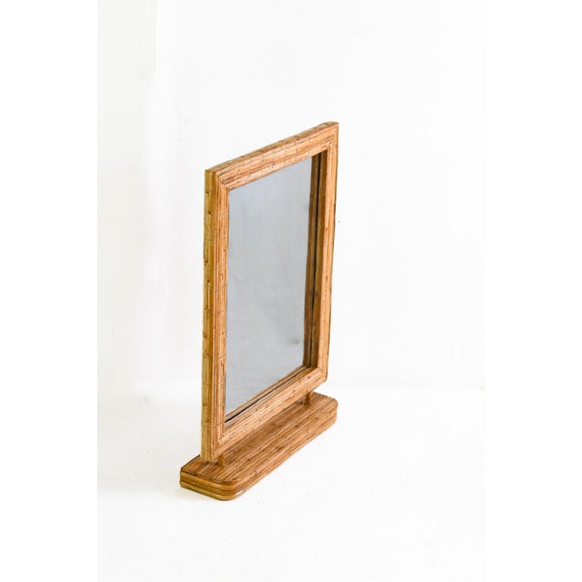 Sienna Cane Vanity Mirror Mid Century Modern For Sale - Image 8 of 8