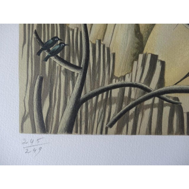 Raymond Peynet, The Goat and the Wolf, Original Lithograph For Sale - Image 4 of 6