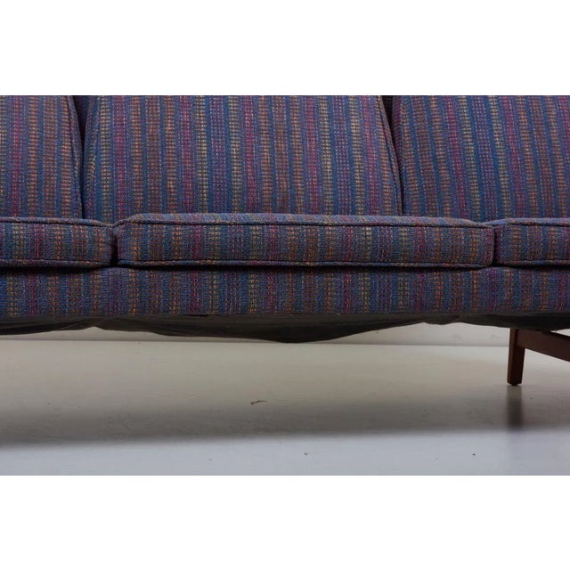 Textile 3-Seater Sofa by Jens Risom for Risom Design Inc, 1960s For Sale - Image 7 of 18