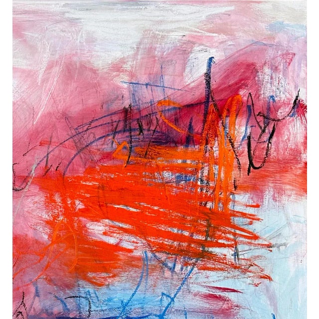 Trixie Pitts Wild Winter" by Trixie Pitts Large Abstract Expressionist Oil Painting For Sale - Image 4 of 12