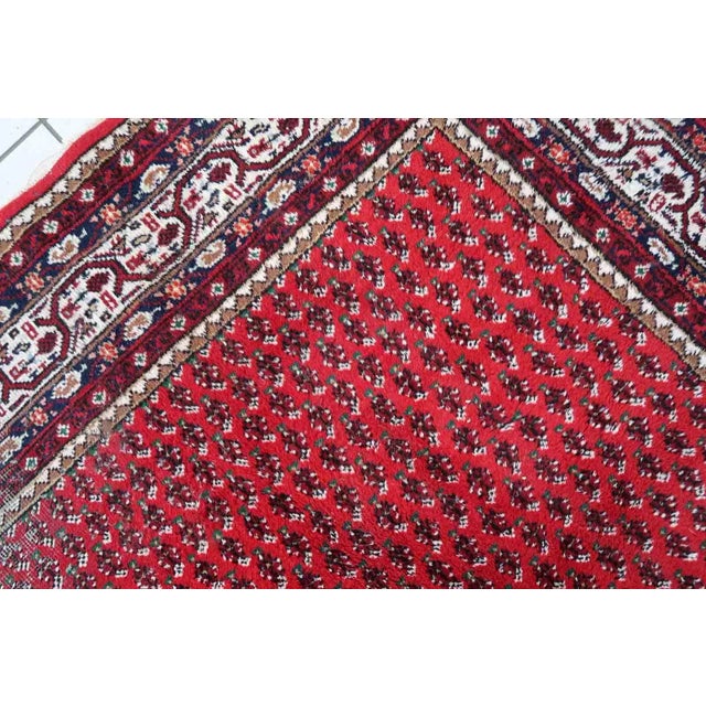 1970s 1970s Handmade Vintage Indian Seraband Rug 5.7' X 7.8' For Sale - Image 5 of 13